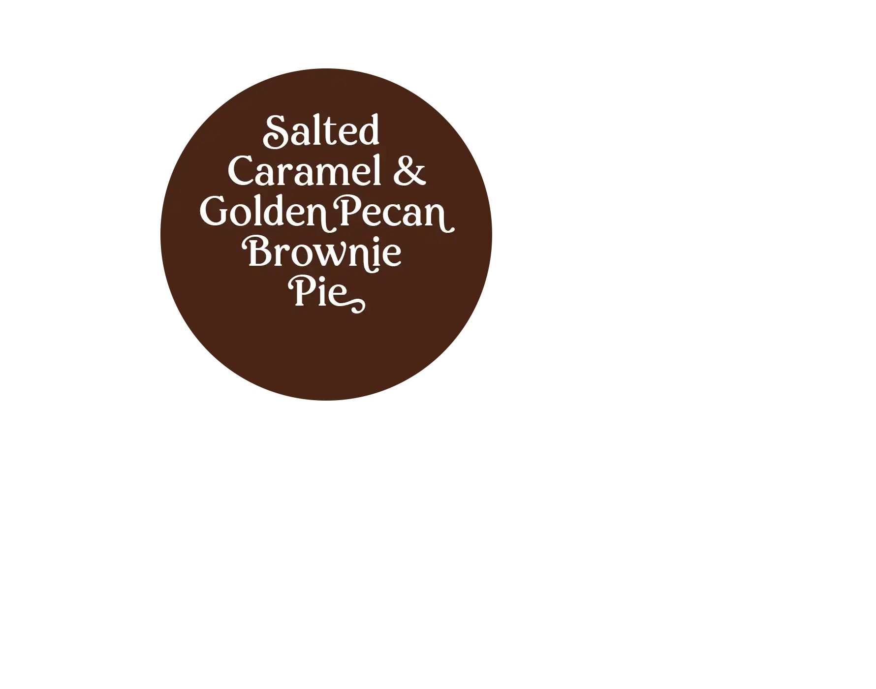 Salted Caramel & Golden Pecan Brownie Pie